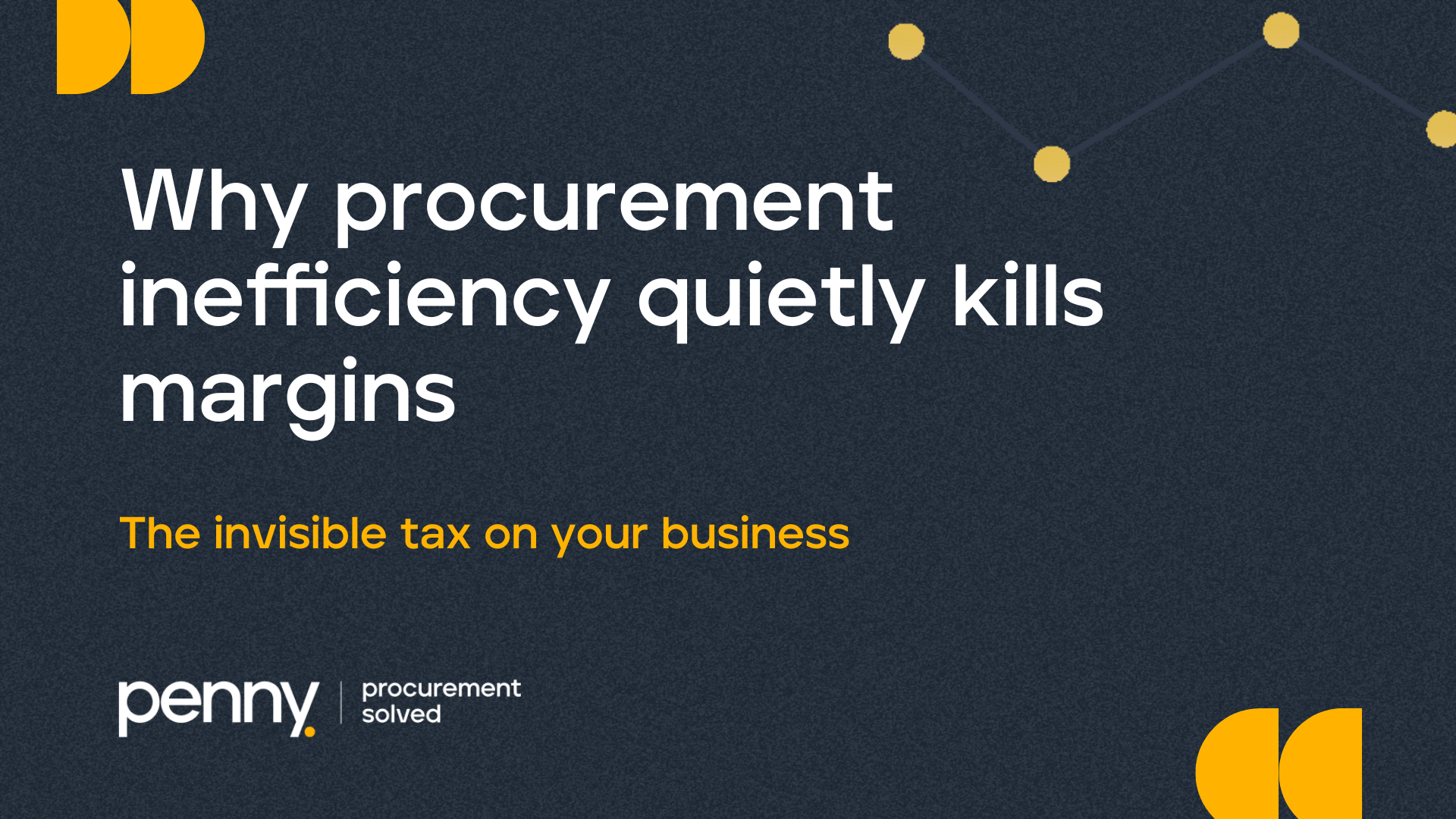Why procurement inefficiency quietly kills margins